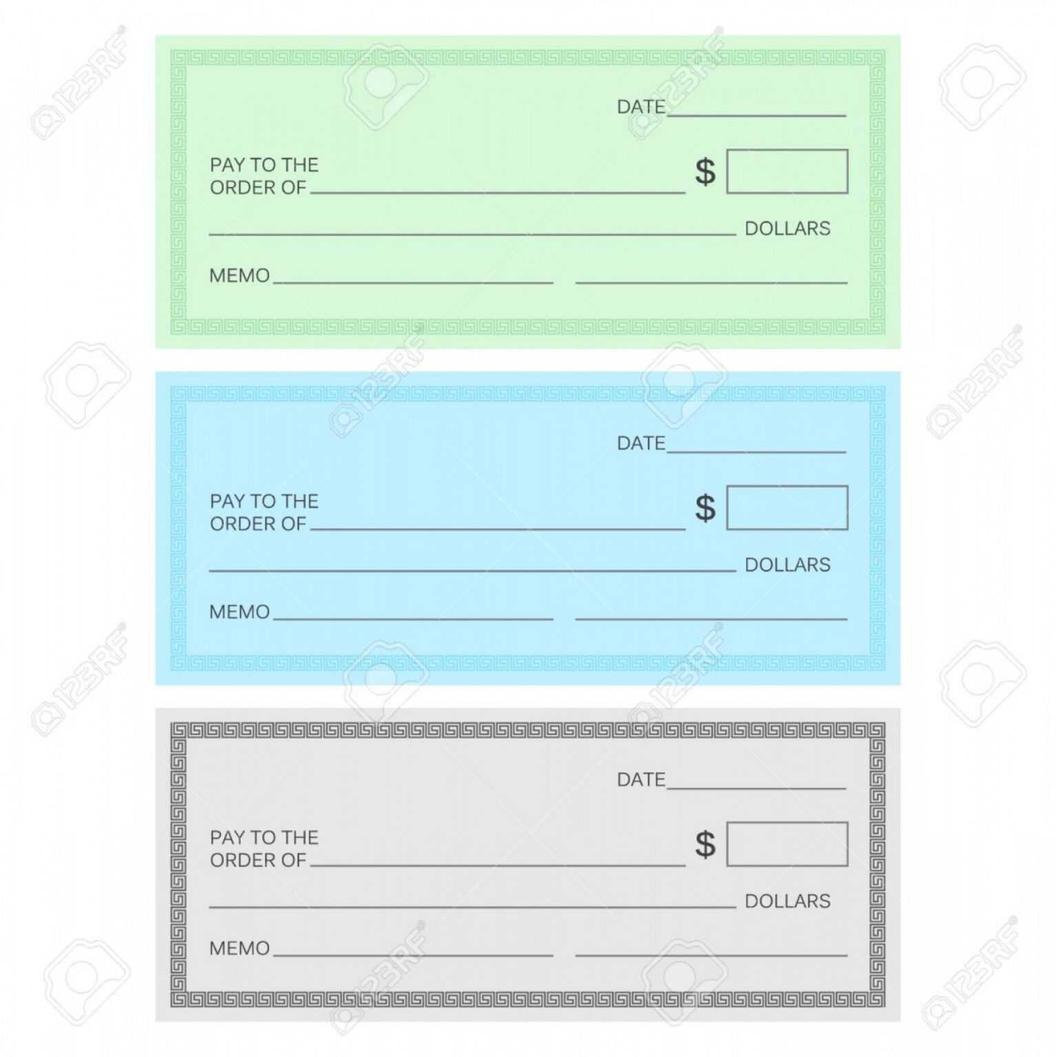 Large Blank Cheque Template - Best Template Ideas