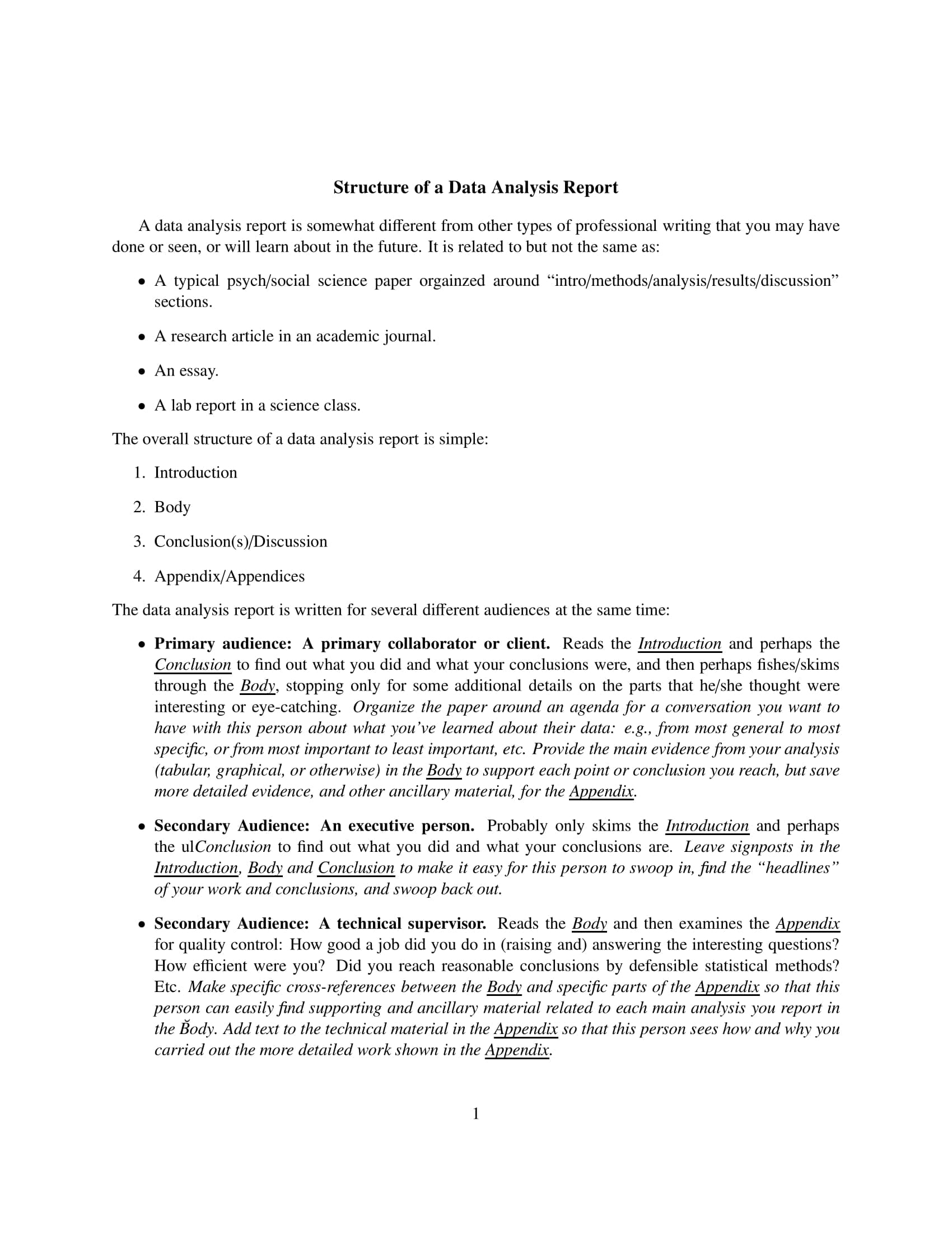 10 Data Analysis Report Examples – Pdf | Examples Intended For Introduction Template For Report