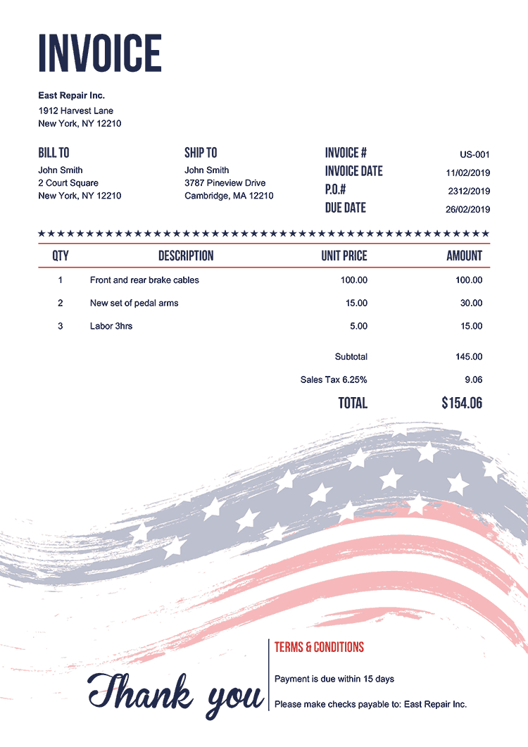 100 Free Invoice Templates | Print & Email Invoices Regarding I Need An Invoice Template