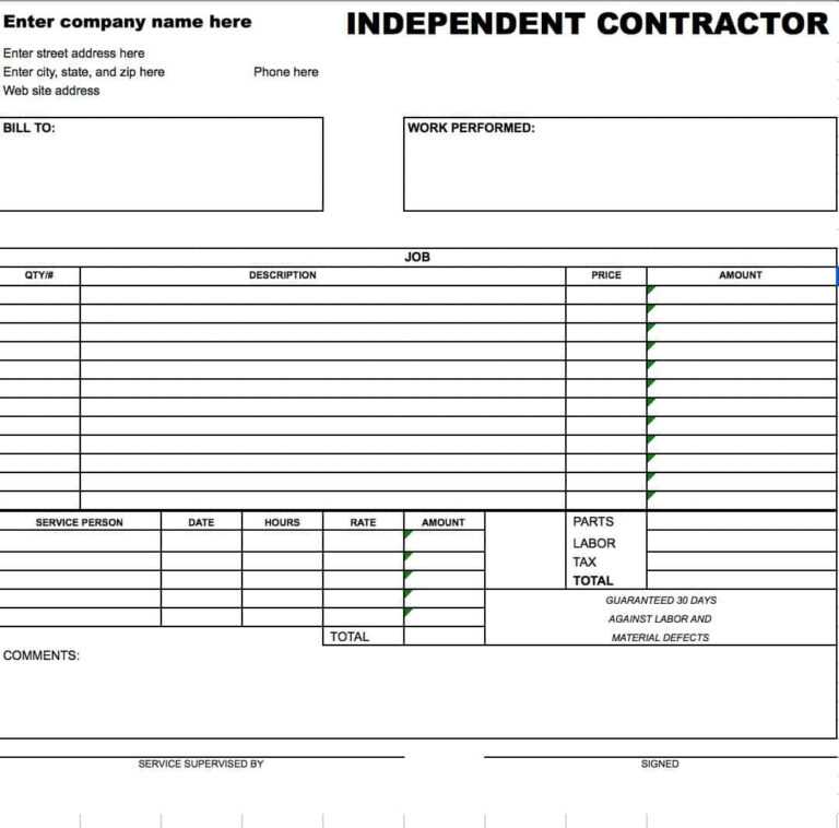 Free Pay Stub Template: Tips What To Include Inside Independent
