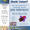 11 Best Photos Of Math Tutoring Flyer – Math Tutoring Flyer With Math Tutoring Flyer Template
