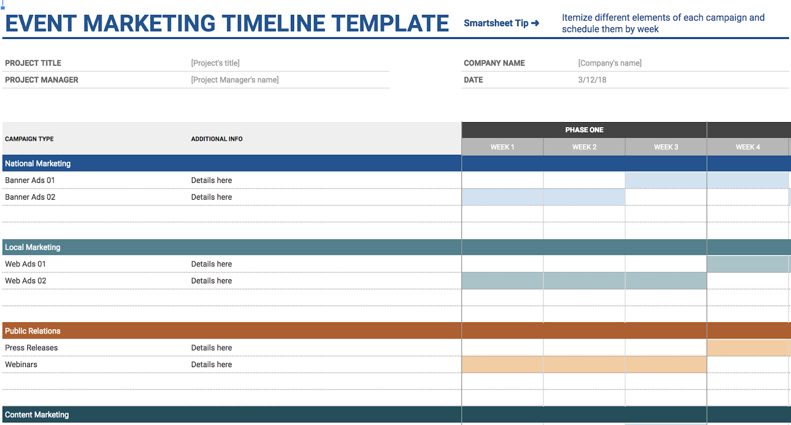 11 Of The Best Free Google Sheets Templates For 2020 In Google Sheets Gantt Chart Template