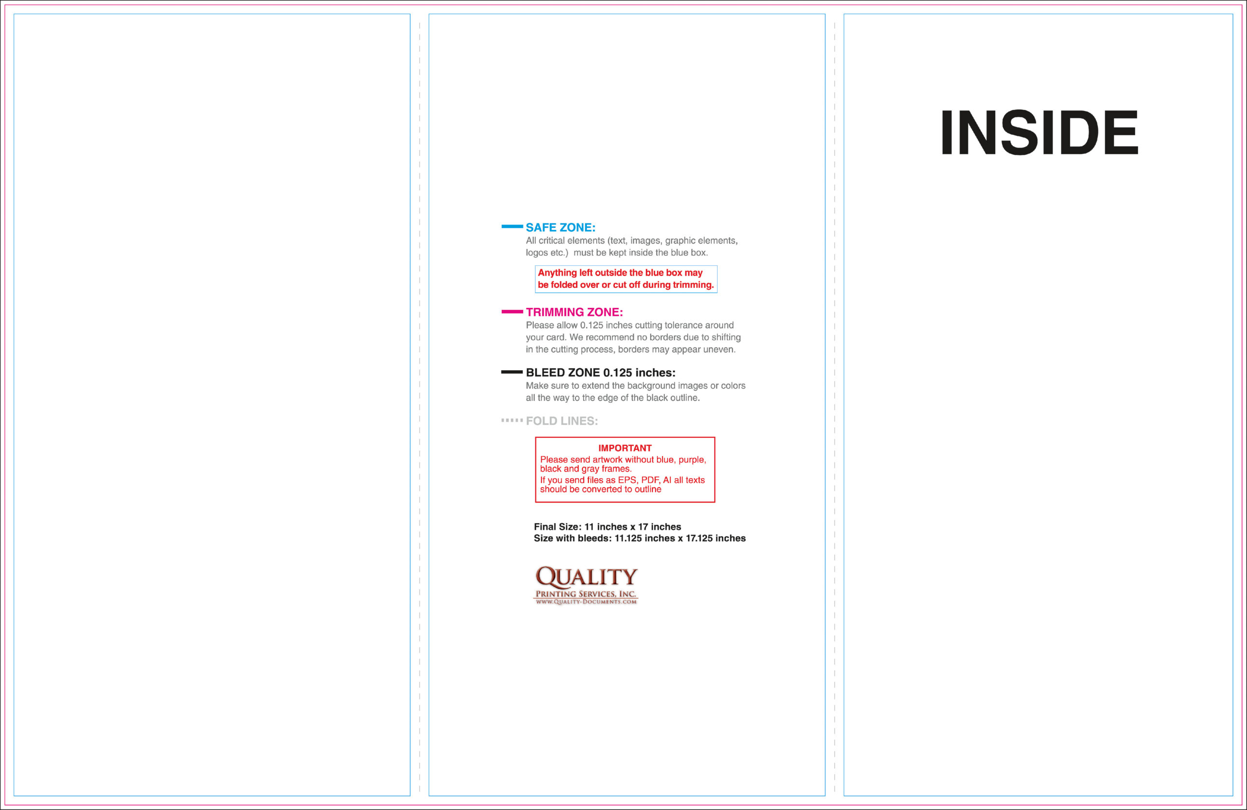 11X17 Trifold Template – Colona.rsd7 Throughout Gate Fold Brochure Template