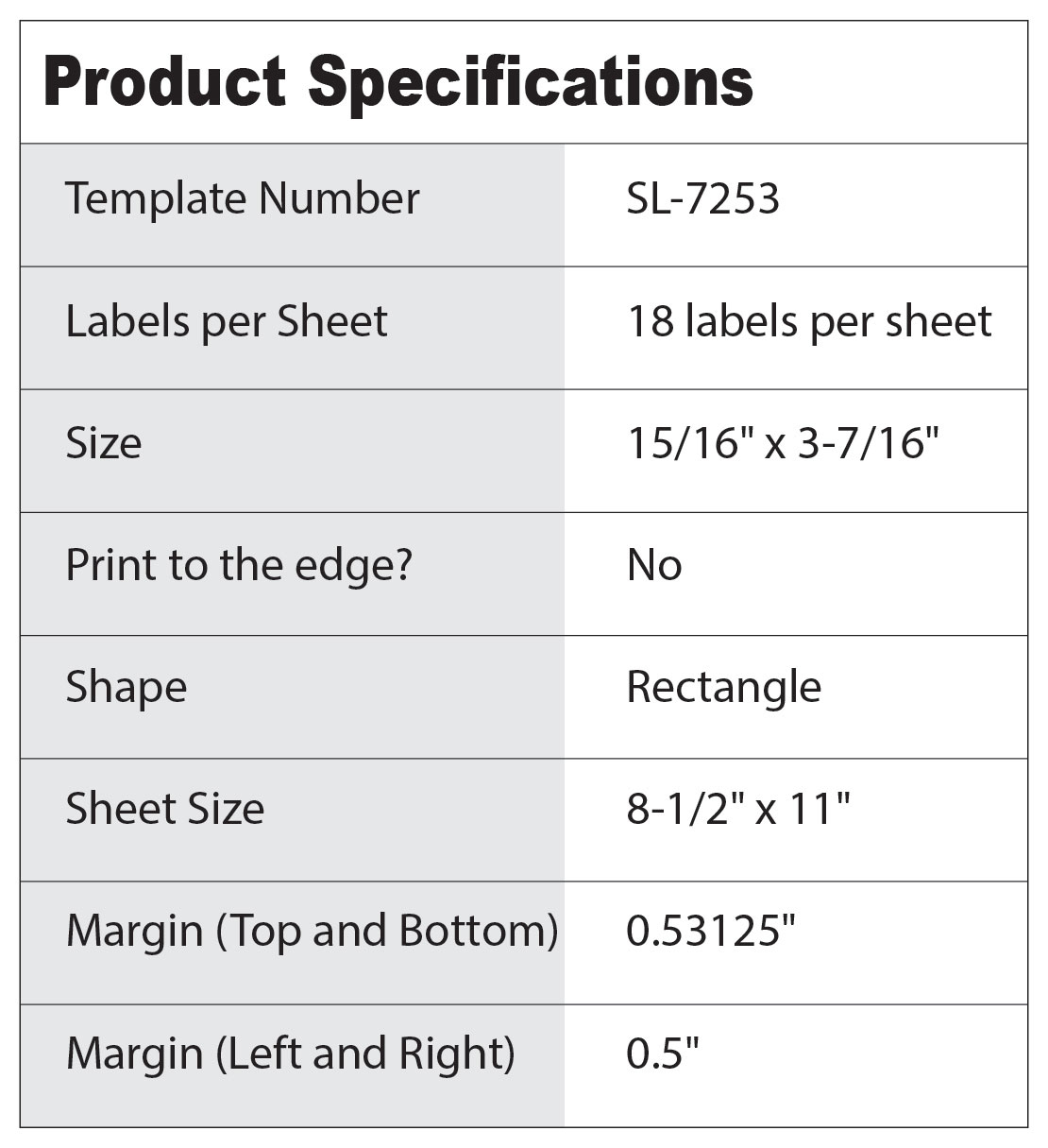 15/16″ X 3 7/16″ Rectangle Labels  18 Label Per Sheet – Shannza Pertaining To Label Template 16 Per Page