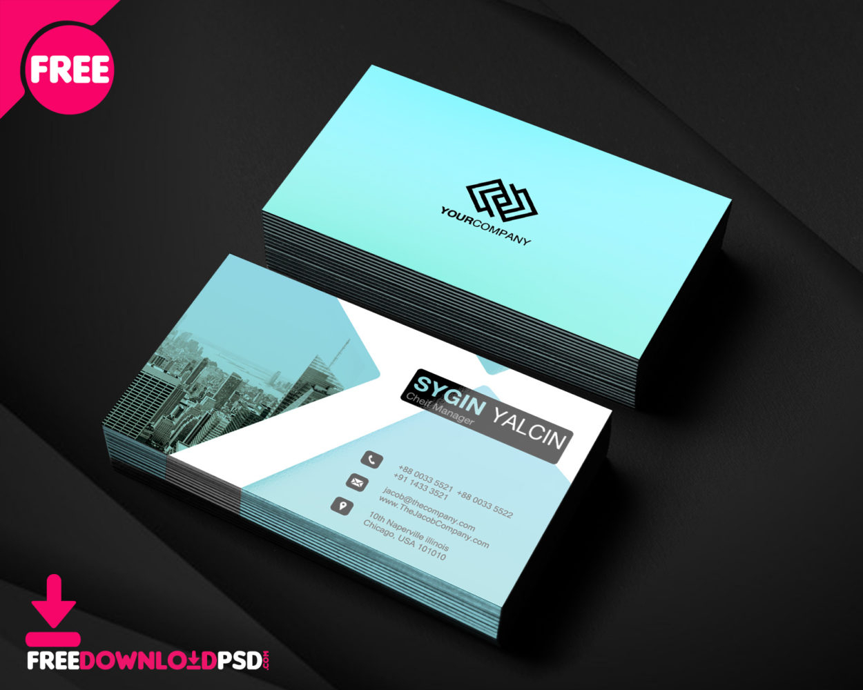 150+ Free Business Card Psd Templates Within Iphone Business Card Template