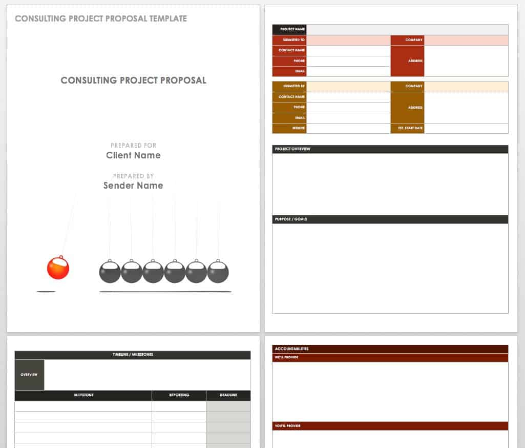 17 Free Project Proposal Templates + Tips | Smartsheet For Microsoft Word Project Proposal Template