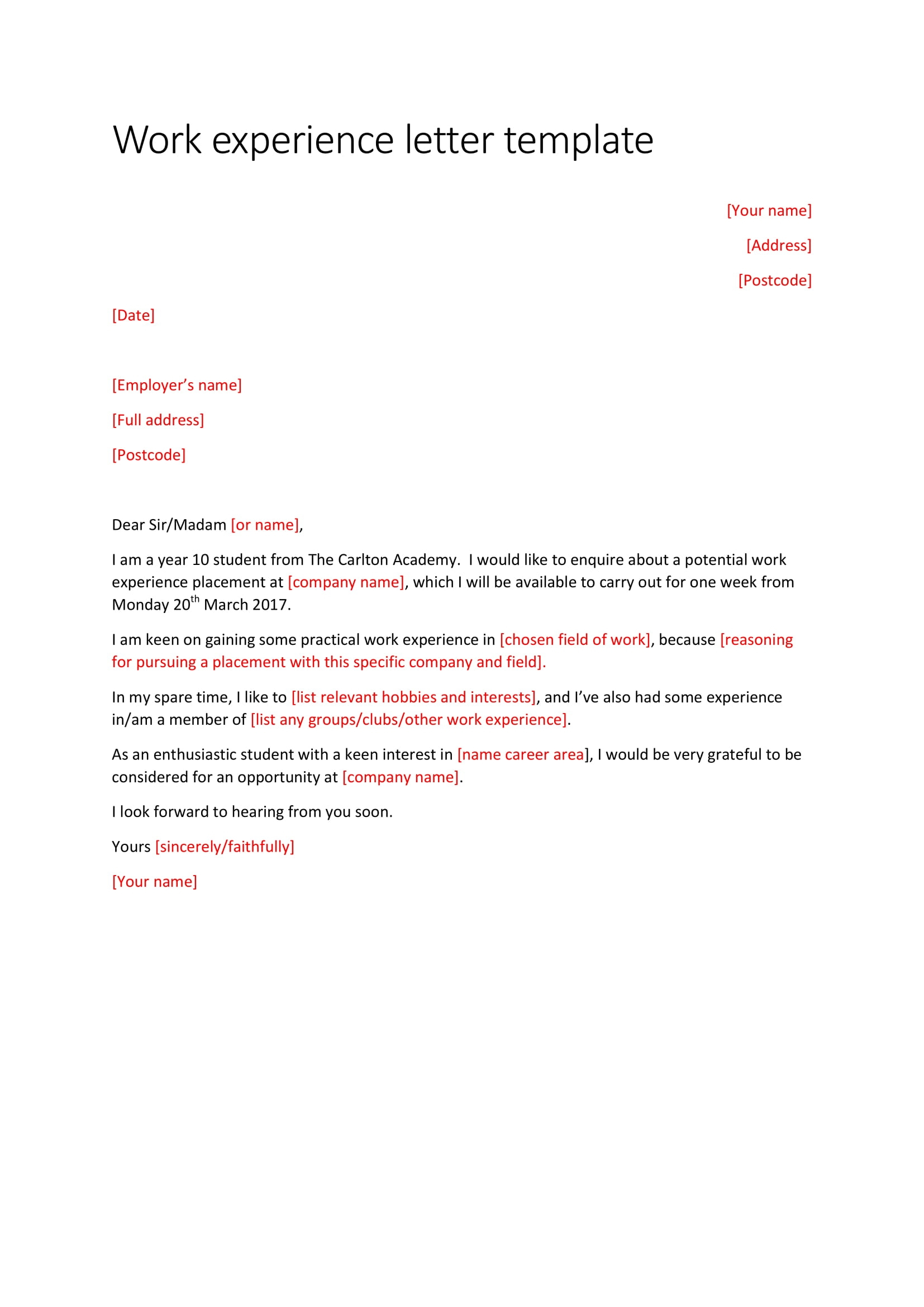 18+ Experience Letter Templates In Pdf | Free & Premium For Good Job Certificate Template