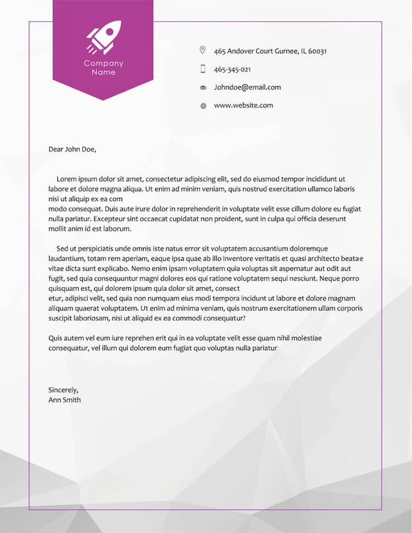 20 Best Free Microsoft Word Corporate Letterhead Templates In Headed Letter Template Word