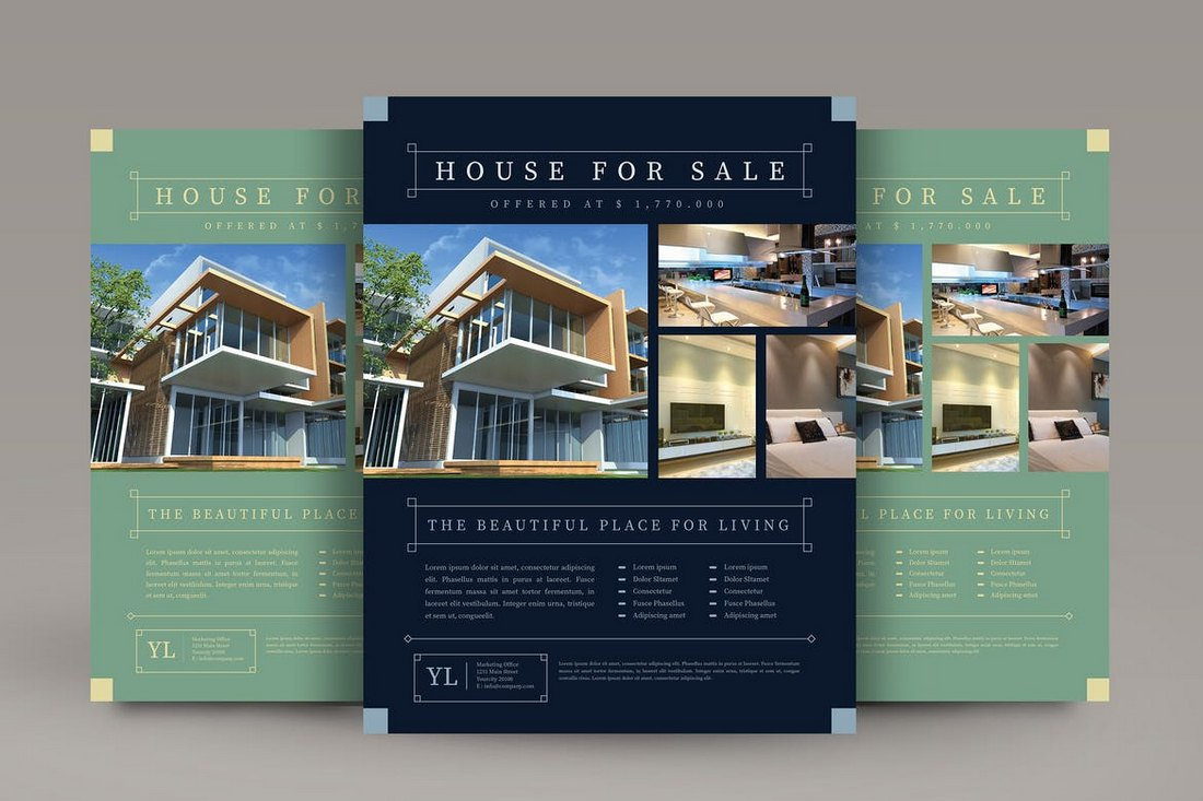 20+ Best Real Estate Flyer Templates 2020 – Creative Touchs Intended For Home For Sale Flyer Template Free
