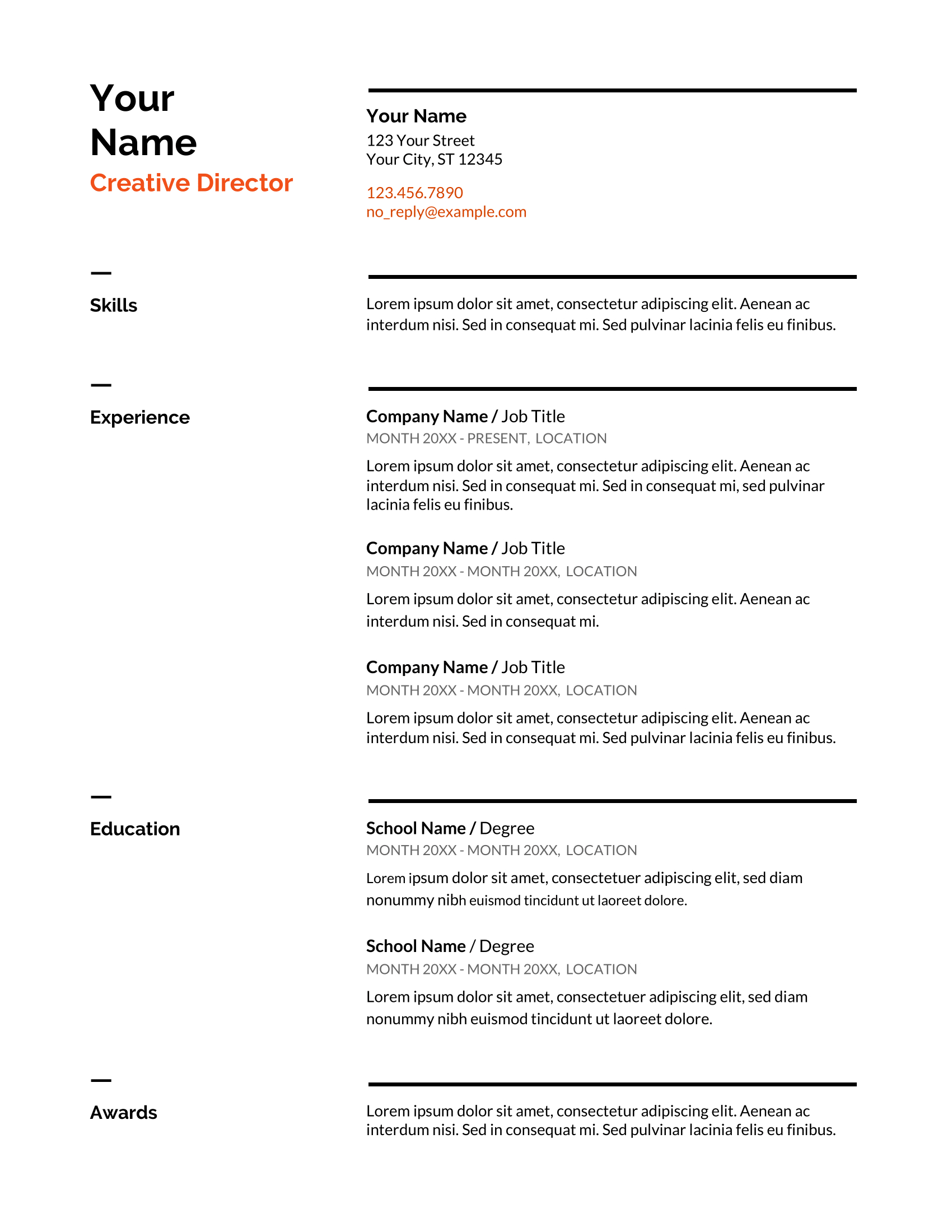 20+ Google Docs Resume Templates [Download Now] Pertaining To Google Word Document Templates