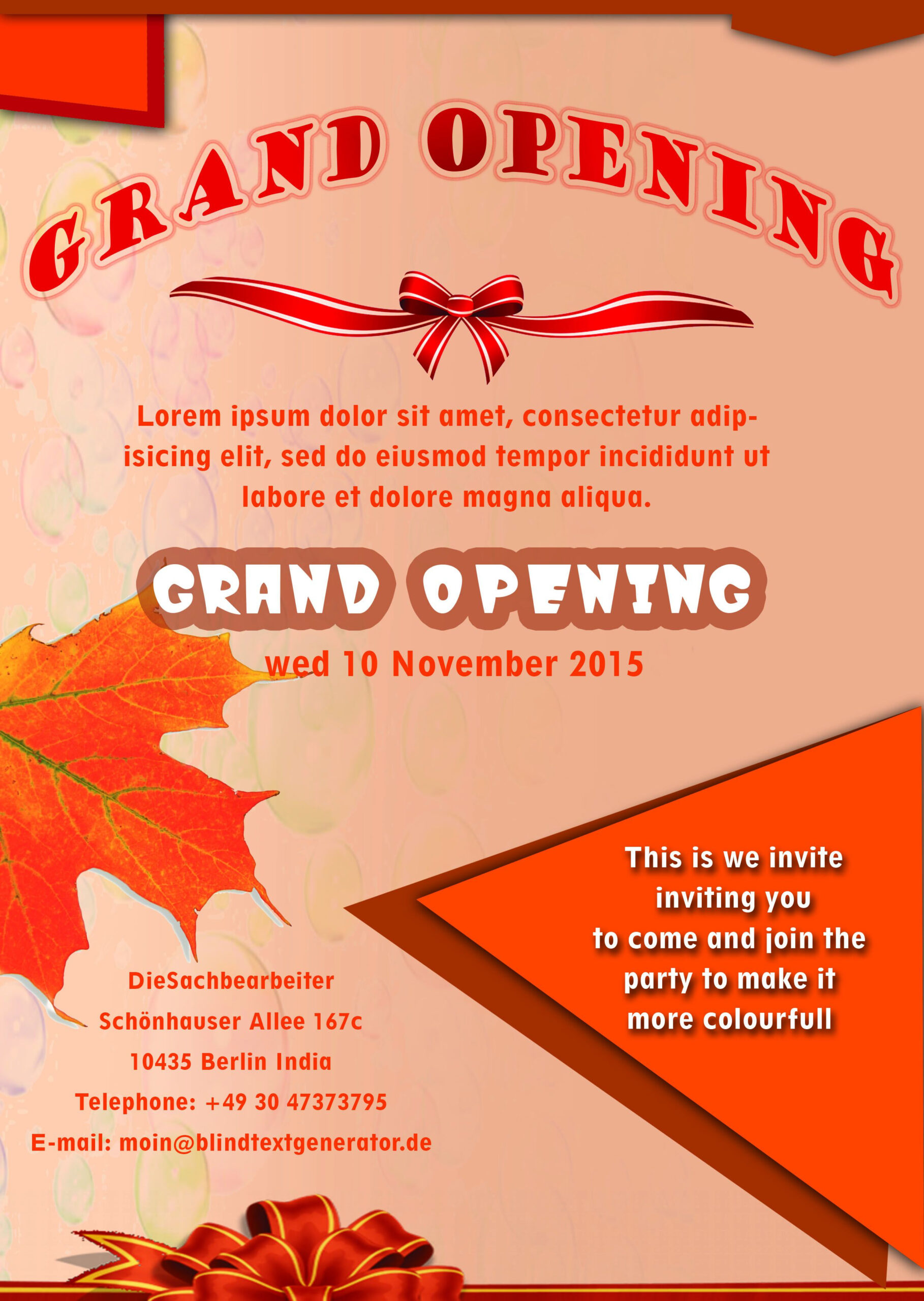 20 Grand Opening Flyer Templates Free – Demplates Within Grand Opening Flyer Template Free