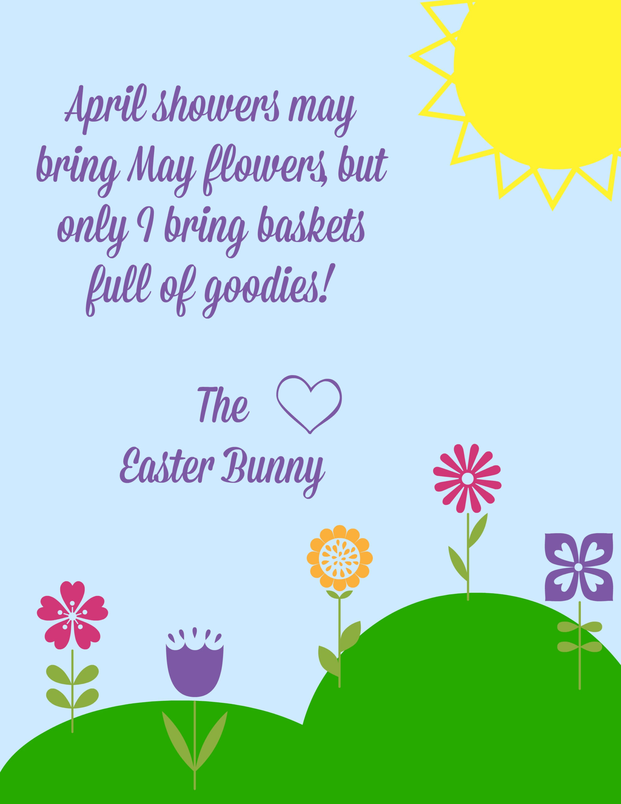 20 Playful Easter Bunny Letters | Kittybabylove Within Letter To Easter Bunny Template