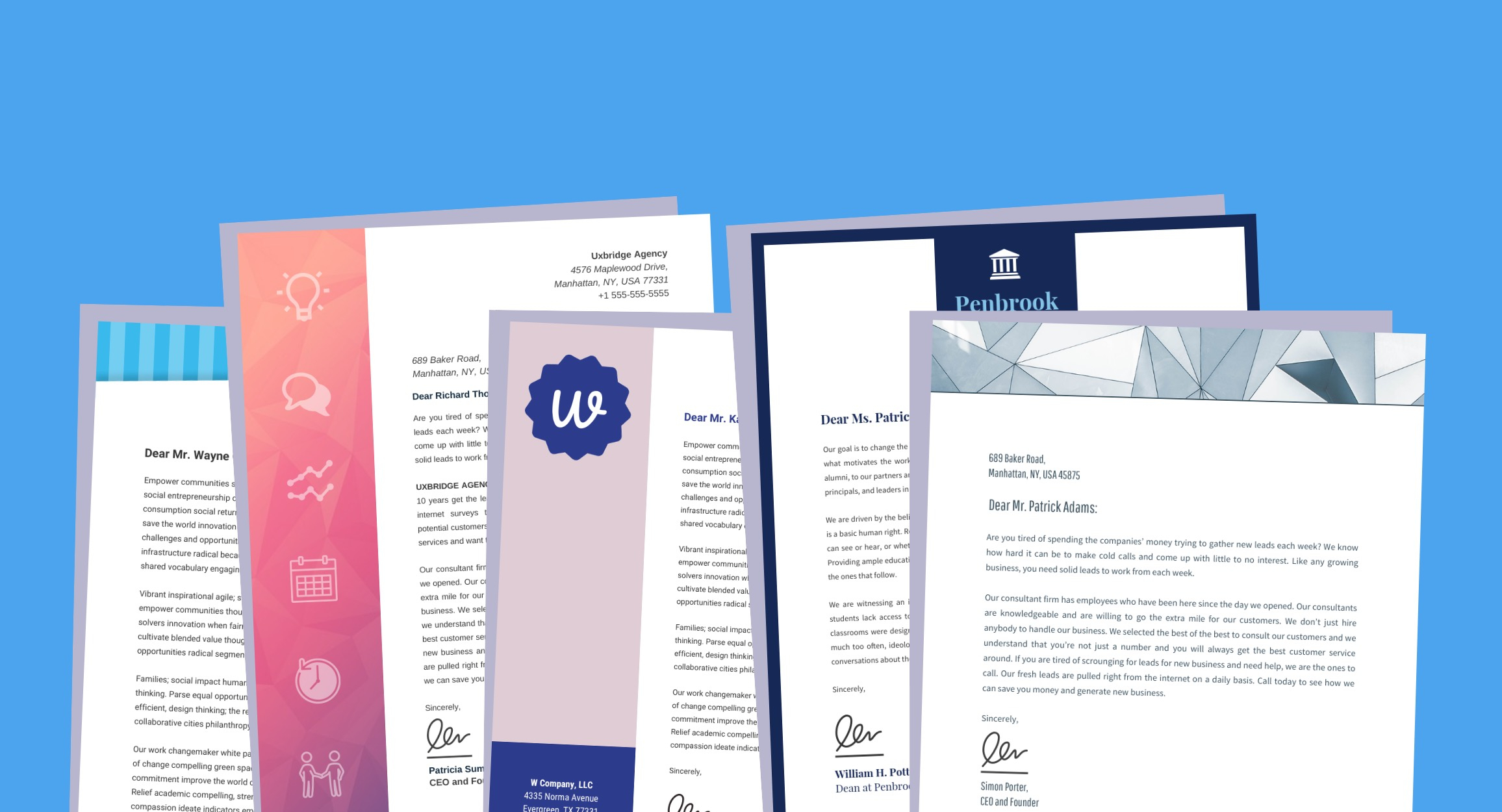 20+ Professional Business Letterhead Templates And Branding In Microsoft Office Letterhead Templates