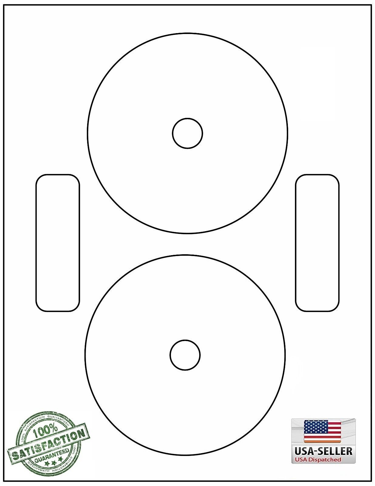 200 Neato Compatible Cd/dvd Labels, Matte White Laser Inkjet / 100 Sheets Within Neato By Fellowes Cd Label Template