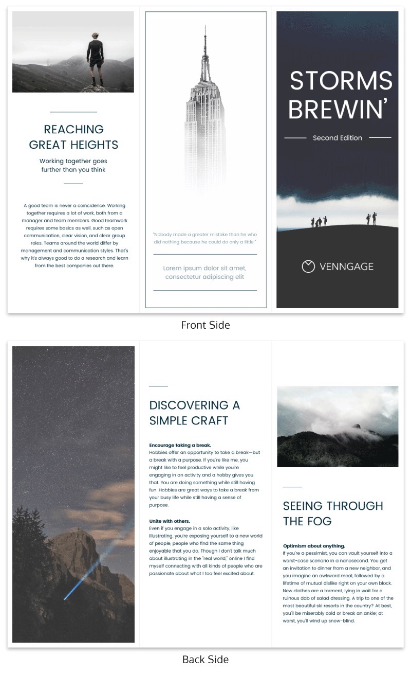 21 Brochure Templates And Design Tips To Promote Your With Regard To Good Brochure Templates