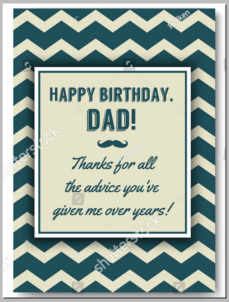 21+ Dad Birthday Card Templates & Designs – Psd, Ai | Free With Indesign Birthday Card Template