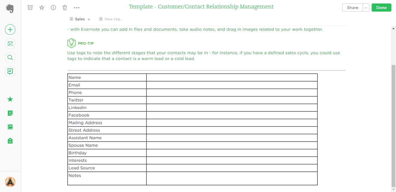 21 Evernote Templates & Workflows To Skyrocket Productivity Pertaining To Note Template Evernote