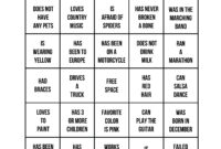24 Images Of Icebreaker Bingo Game Template For Work intended for Ice Breaker Bingo Card Template