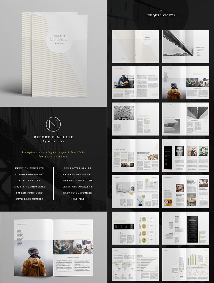 25+ Best Annual Report Templates - With Creative Indesign With Ind Annual Report Template