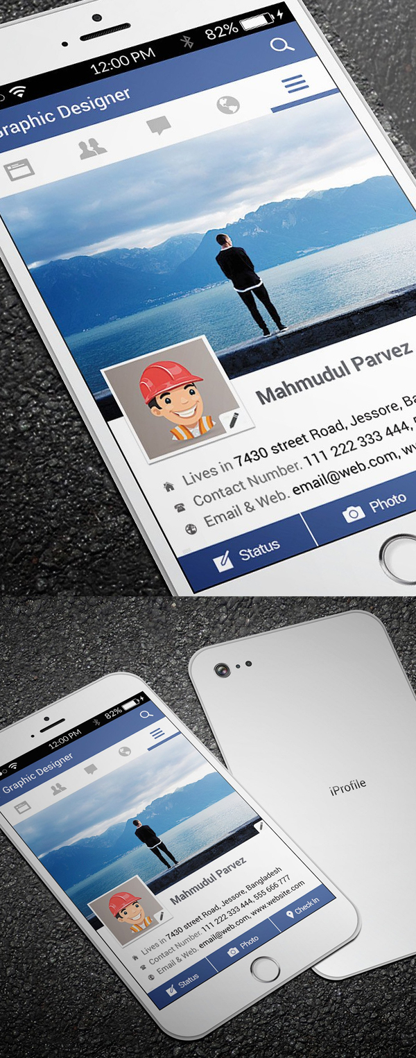 25 New Modern Business Card Templates (Print Ready Design With Iphone Business Card Template