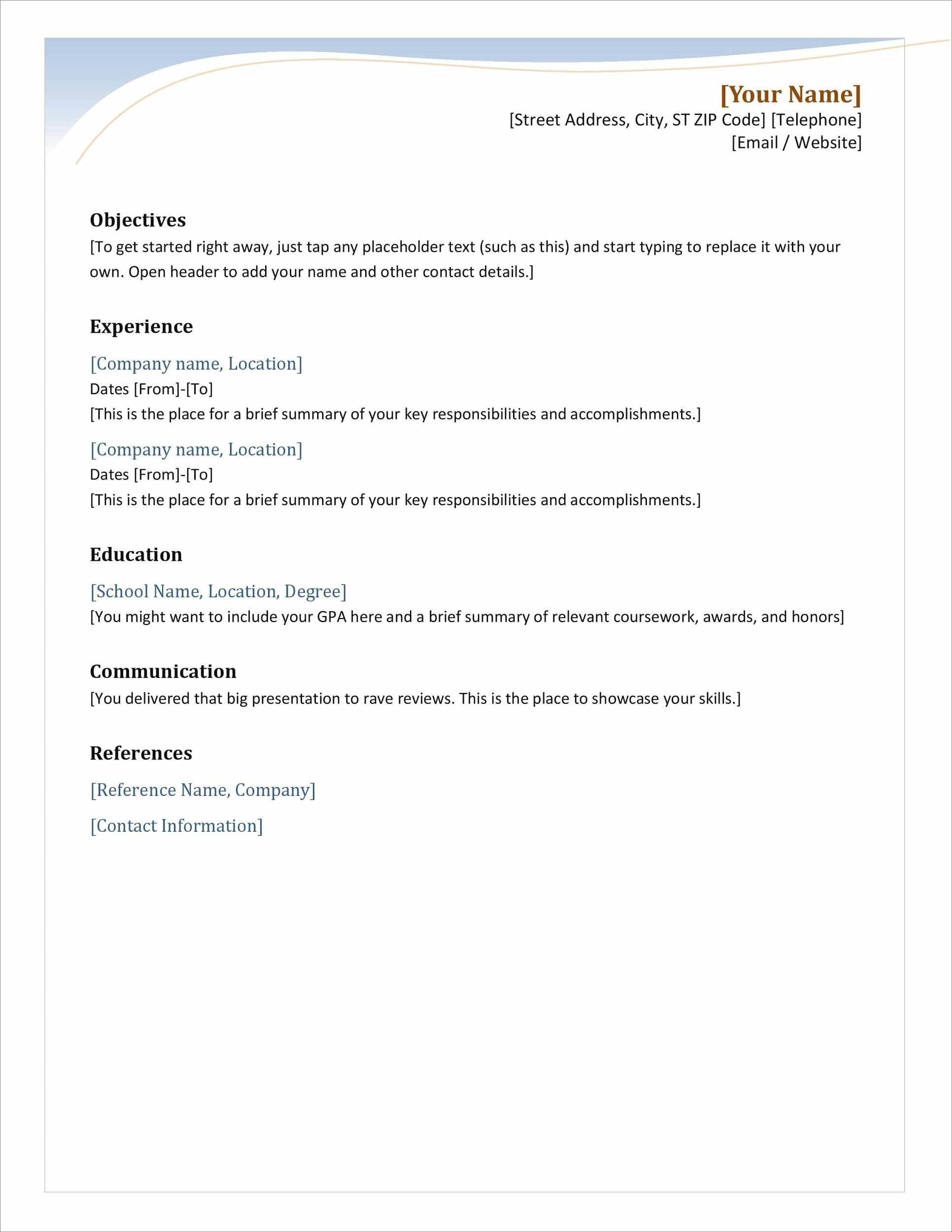 25 Resume Templates For Microsoft Word [Free Download] Inside How To Find A Resume Template On Word