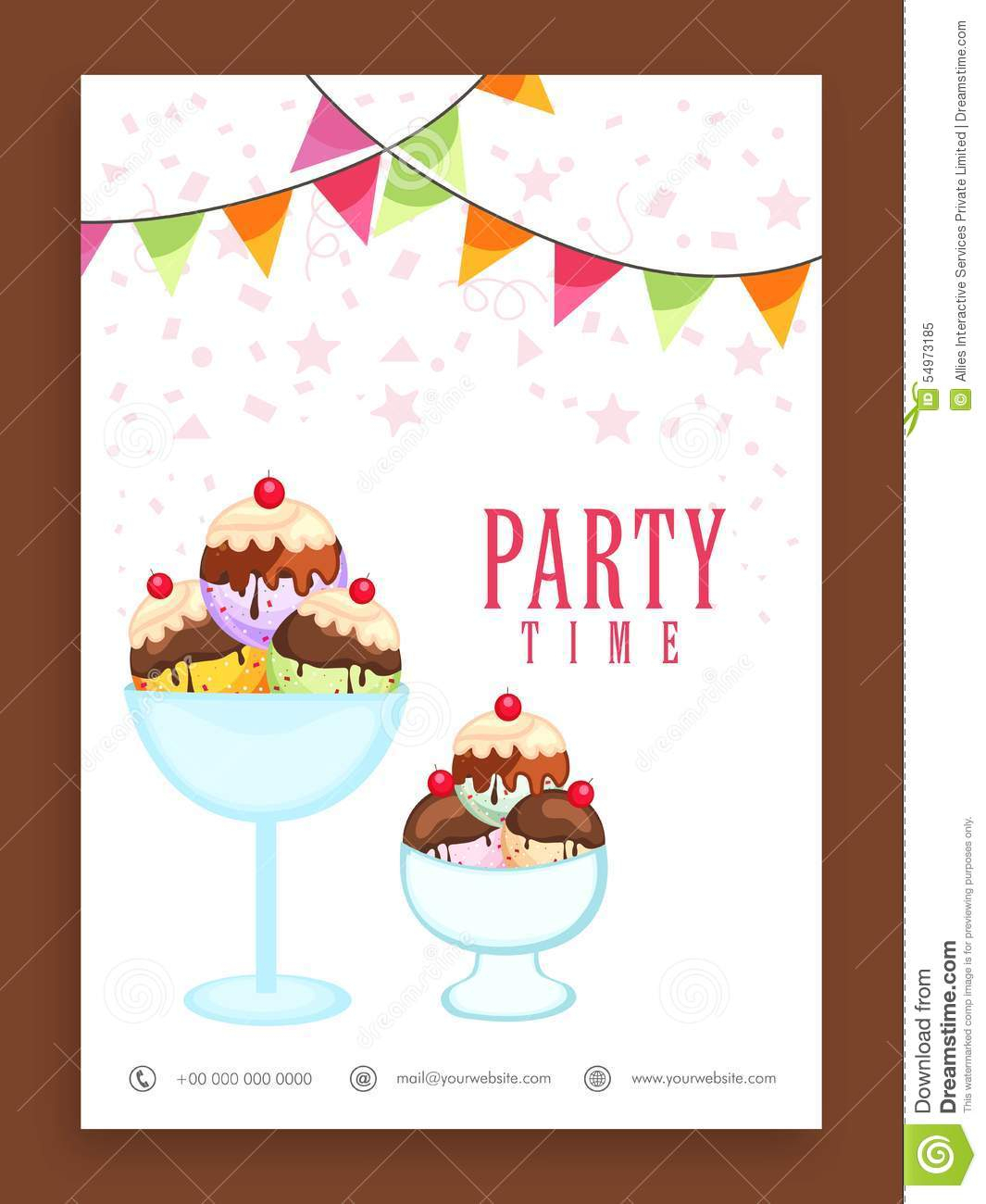 28 Images Of Ice Cream Party Flyers Template | Jackmonster With Regard To Ice Cream Social Flyer Template