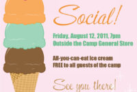 28 Images Of Ice Cream Party Flyers Template | Jackmonster within Ice Cream Party Flyer Template