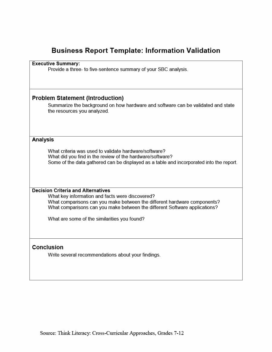 30+ Business Report Templates & Format Examples ᐅ Template Lab Intended For How To Write A Work Report Template
