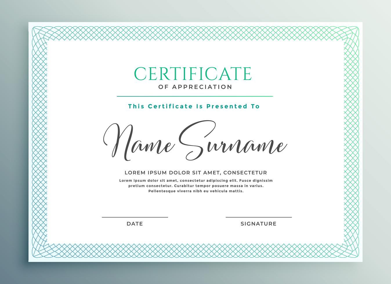 30+ Certificate Of Appreciation Download!! | Templates Study For Gratitude Certificate Template