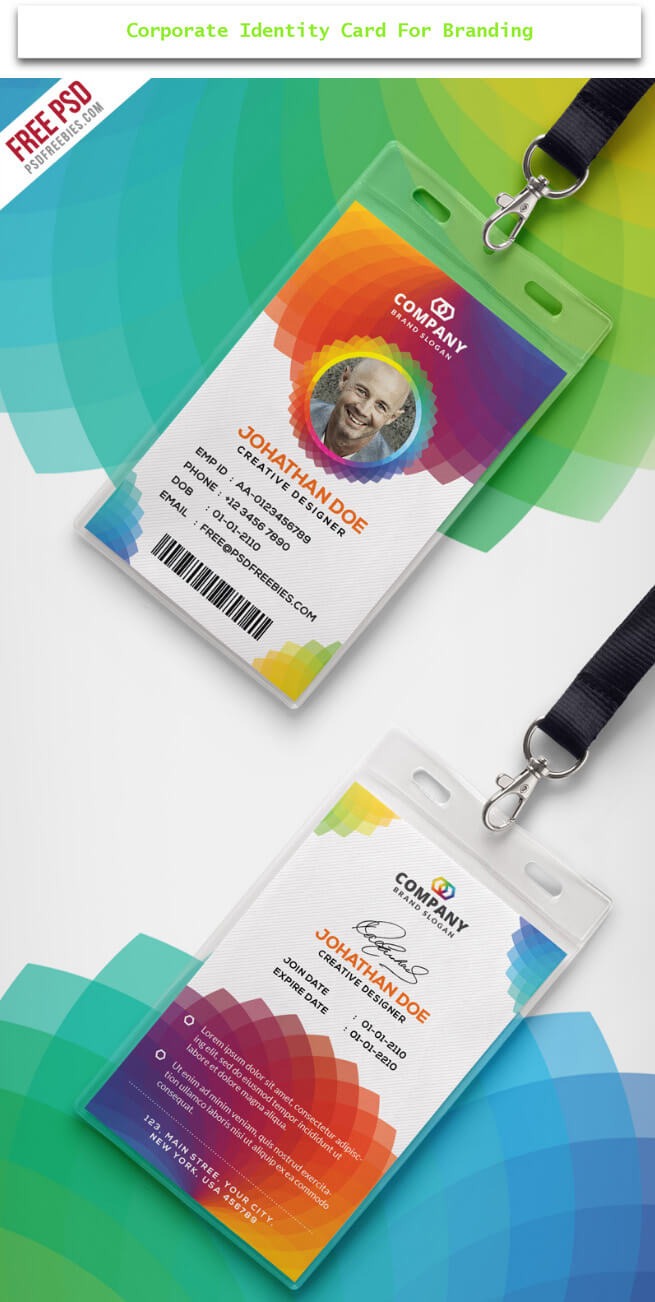30 Creative Id Card Design Examples With Free Download With Id Card Template Ai