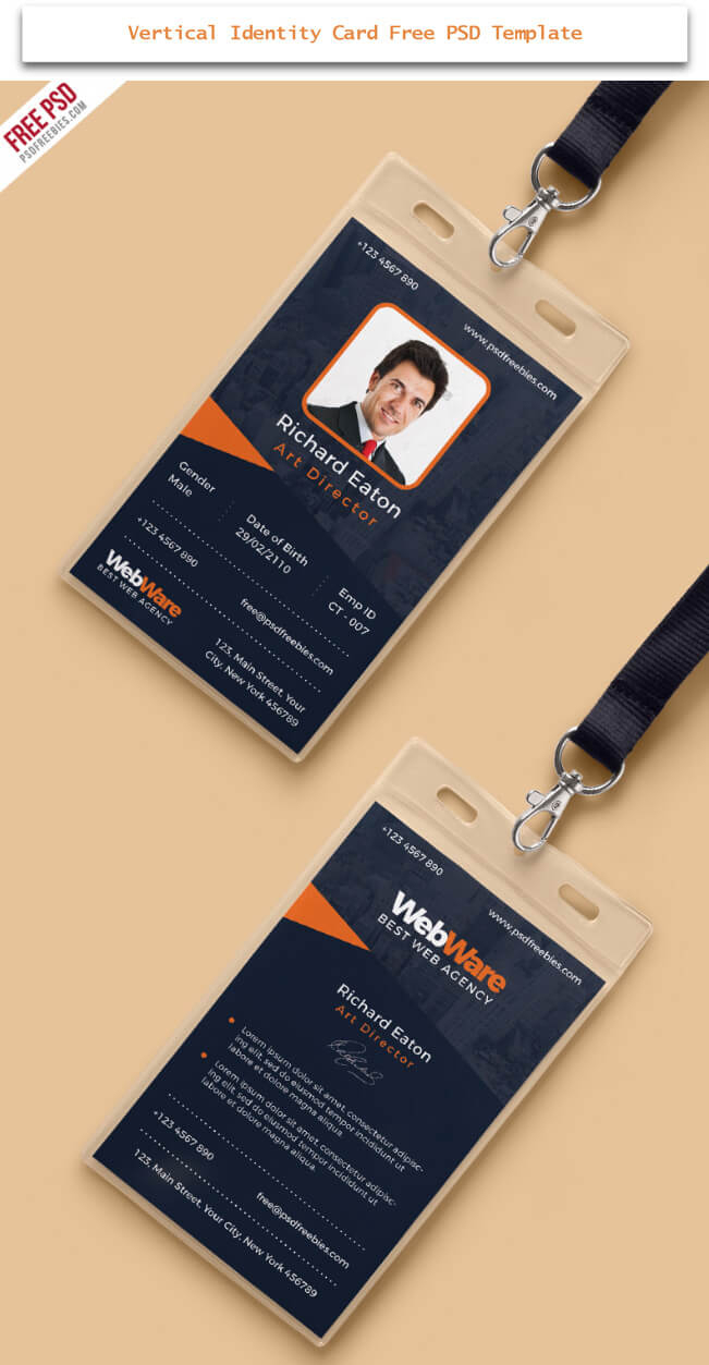 30 Creative Id Card Design Examples With Free Download With Regard To Id Card Template Ai