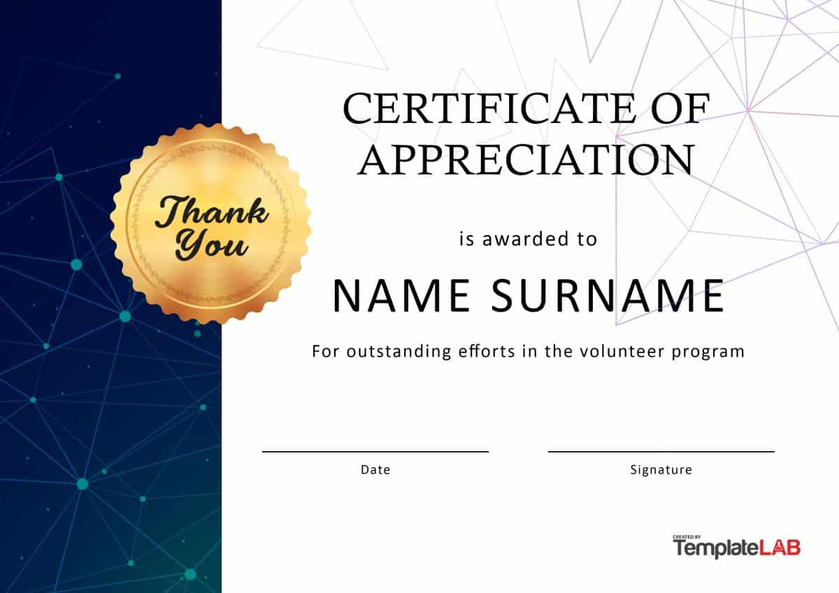 30 Free Certificate Of Appreciation Templates And Letters With Regard To Manager Of The Month Certificate Template