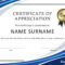 30 Free Certificate Of Appreciation Templates And Letters Within Gratitude Certificate Template