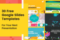 30 Free Google Slides Templates For Your Next Presentation regarding Google Drive Presentation Templates