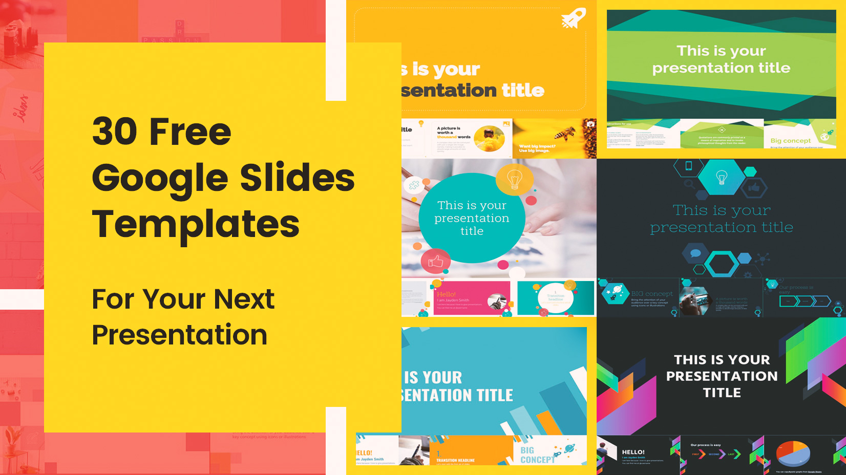 30 Free Google Slides Templates For Your Next Presentation Regarding Google Drive Presentation Templates