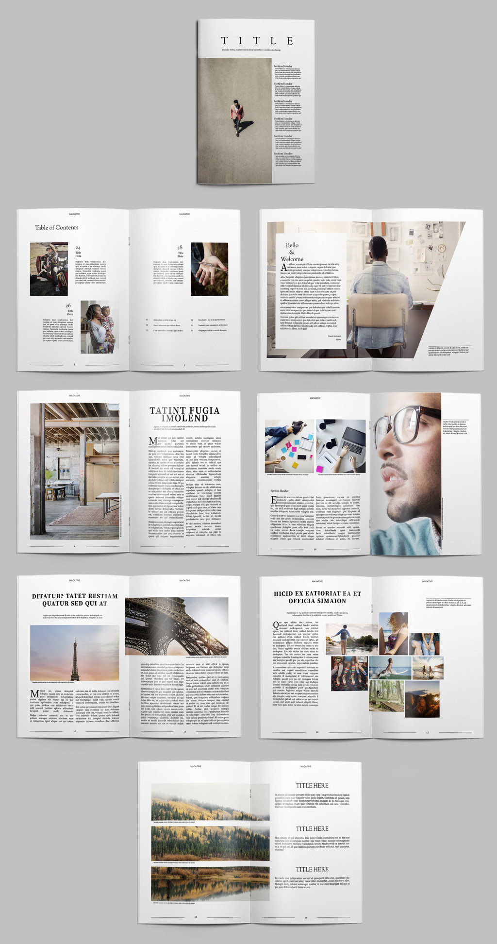 30 Free Magazine Layout Template | Andaluzseattle Template Intended For Magazine Template For Microsoft Word