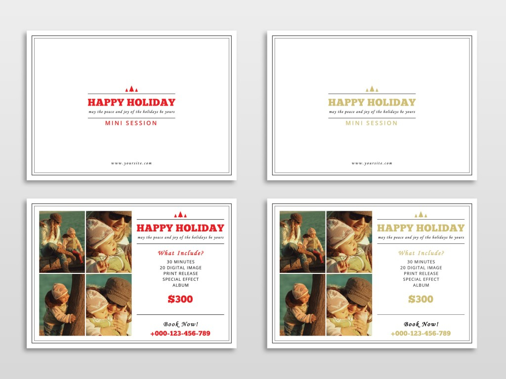 30 Holiday Card Templates For Photographers To Use This Year Inside Holiday Card Templates For Photographers