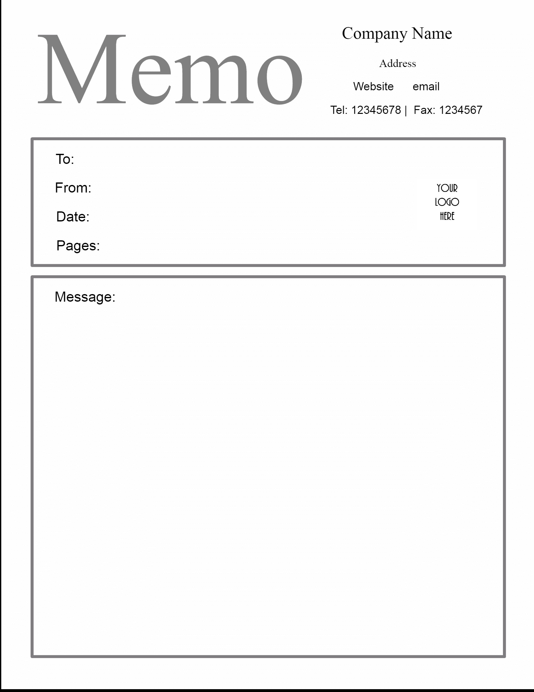 30 Ms Word Memo Template | Andaluzseattle Template Example With Regard To Memo Template Word 2010