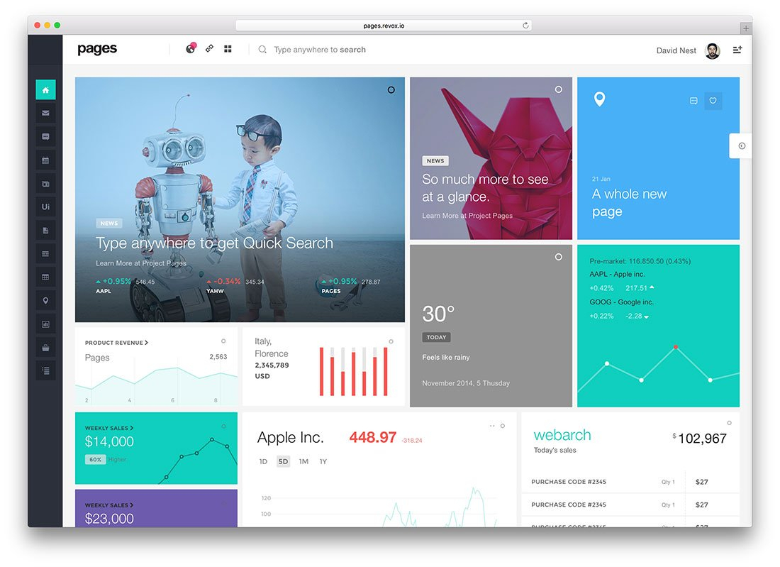 31 Best Bootstrap 4 Admin Templates For Web Apps 2019 – Colorlib For Html5 Blank Page Template
