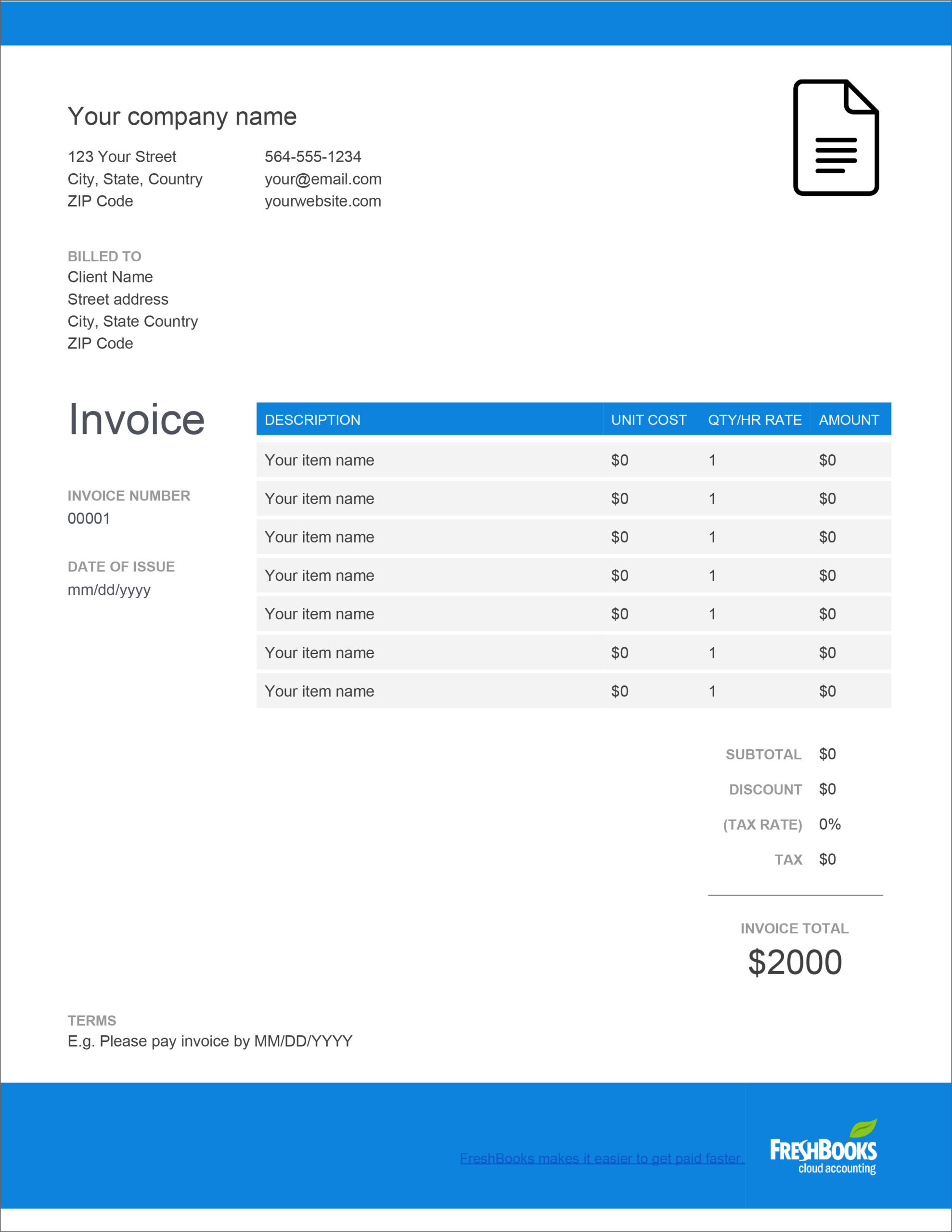 32 Free Invoice Templates In Microsoft Excel And Docx Formats In Microsoft Office Word Invoice Template