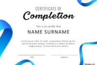 40 Fantastic Certificate Of Completion Templates [Word intended for Microsoft Word Certificate Templates