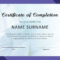 40 Fantastic Certificate Of Completion Templates [Word With Graduation Certificate Template Word