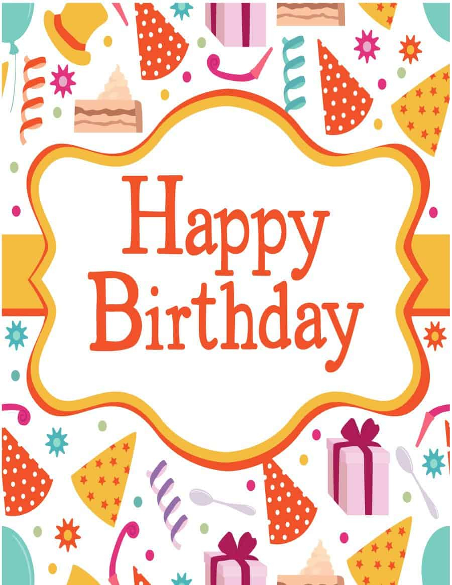 41+ Free Birthday Card Templates In Word Excel Pdf With Microsoft Word Birthday Card Template