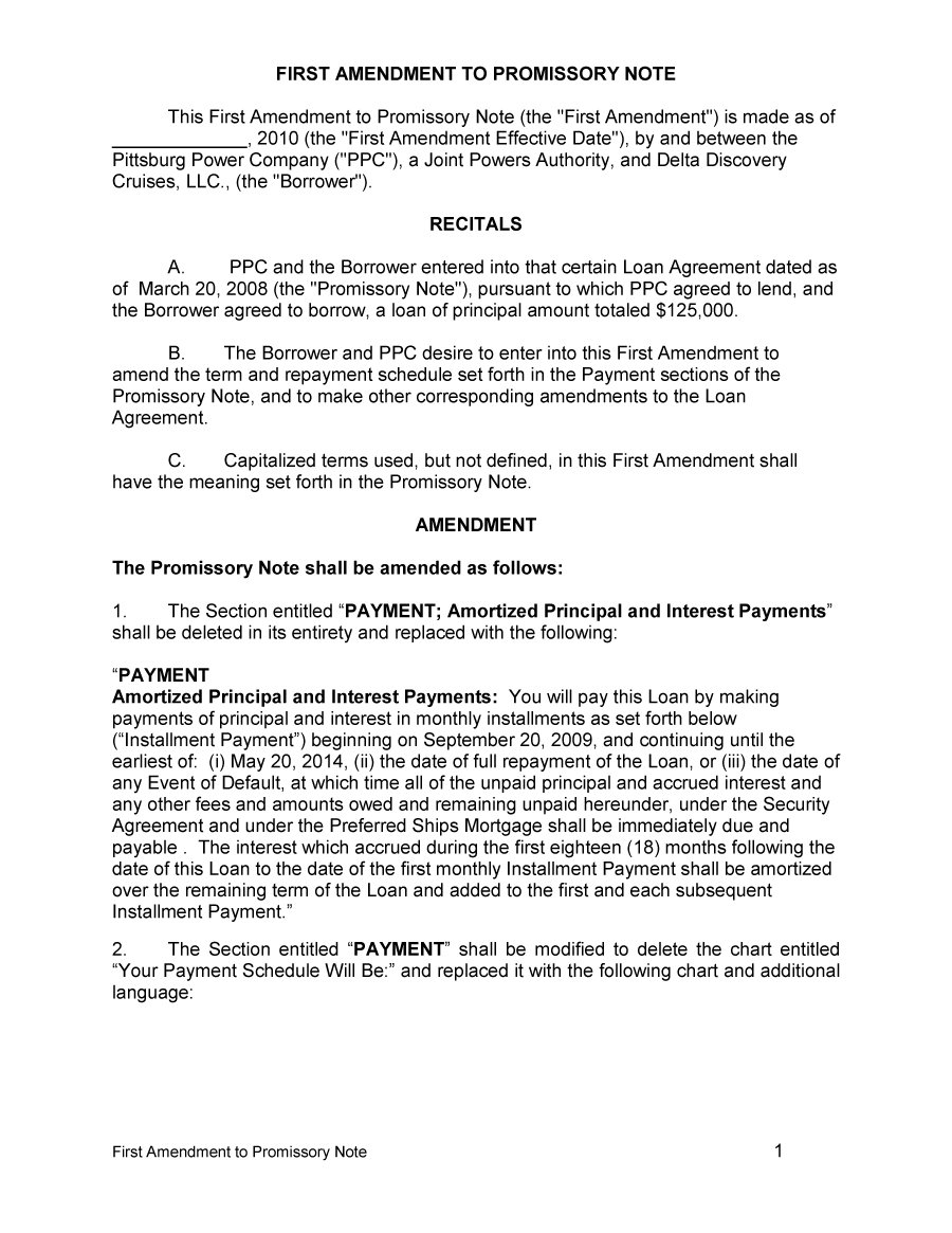 45 Free Promissory Note Templates & Forms [Word & Pdf] ᐅ In Legal File Note Template