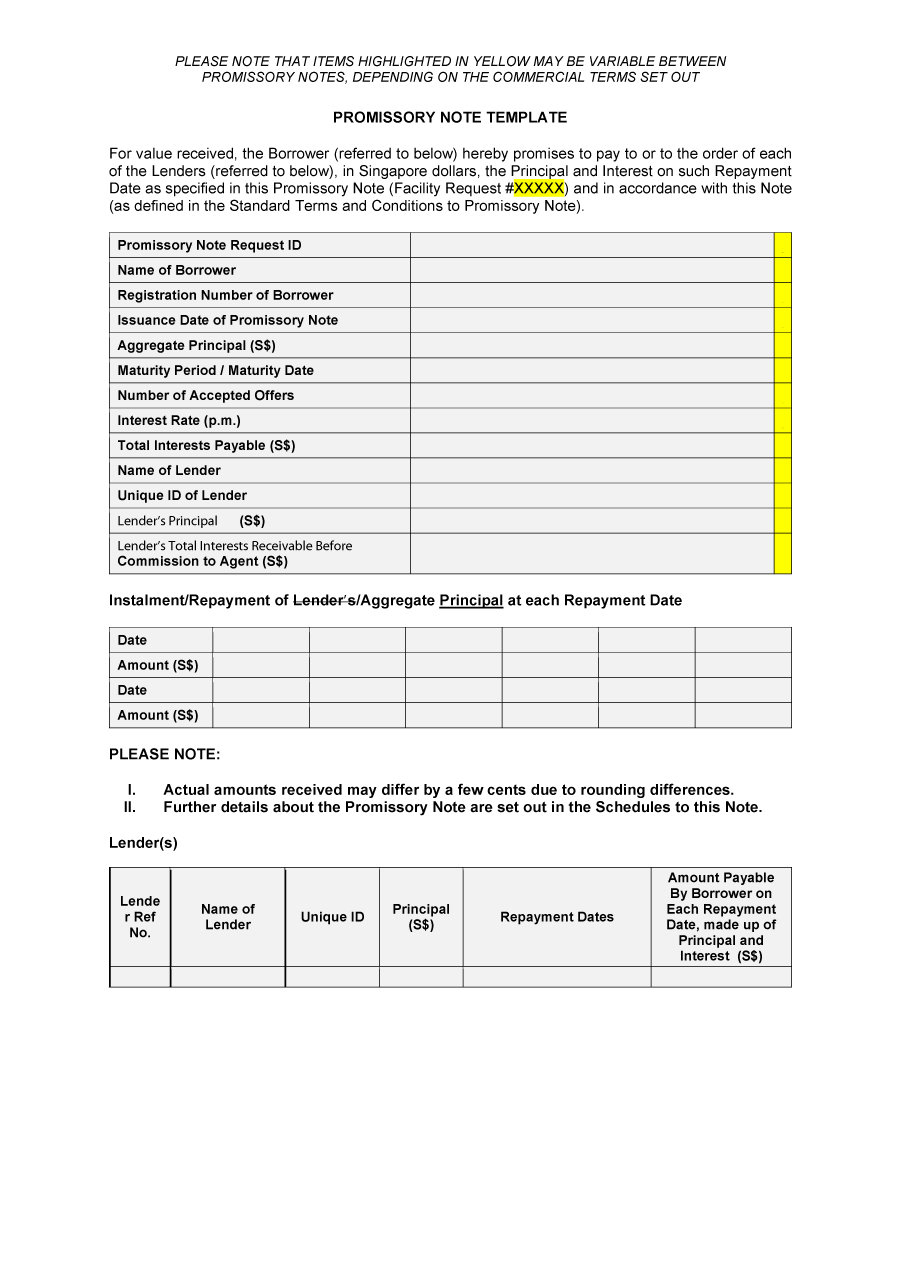 45 Free Promissory Note Templates & Forms [Word & Pdf] ᐅ Throughout Note To File Template