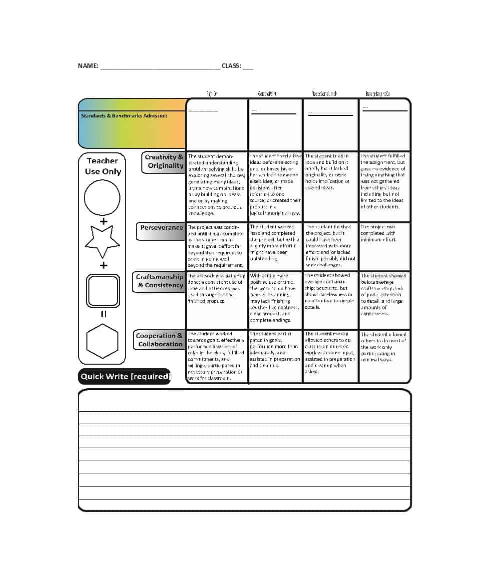 46 Editable Rubric Templates (Word Format) ᐅ Template Lab Throughout Making Words Template