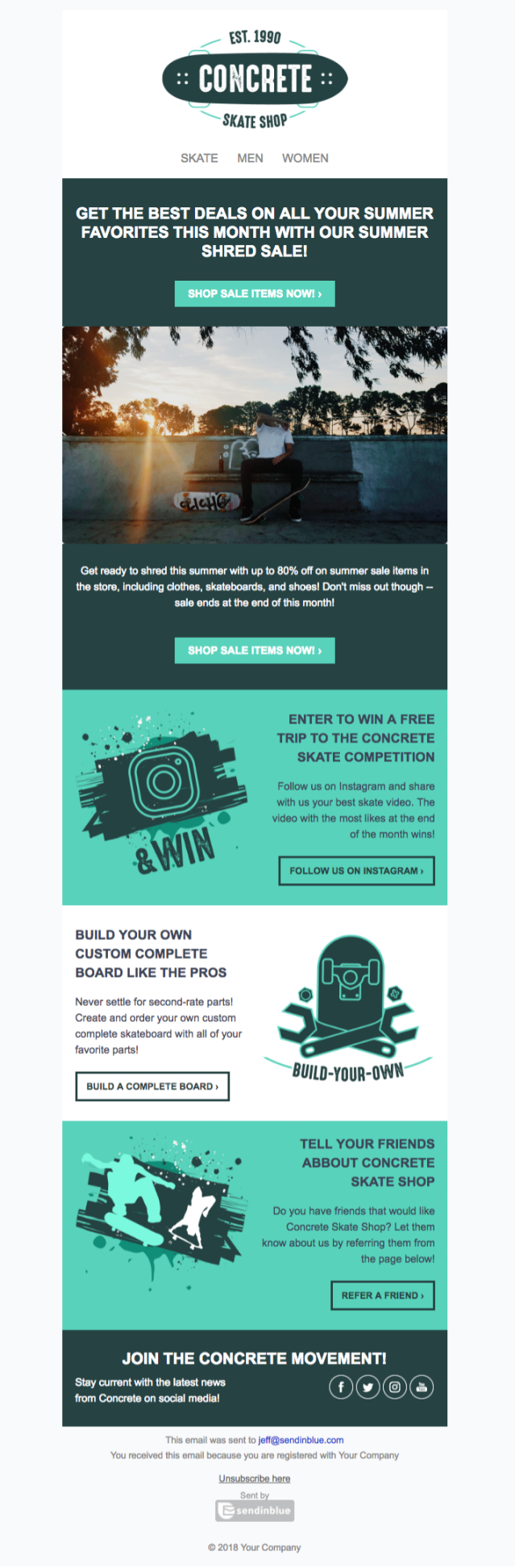 5 Free Html Newsletter Templates To Wow Your Audience Intended For Newletter Templates