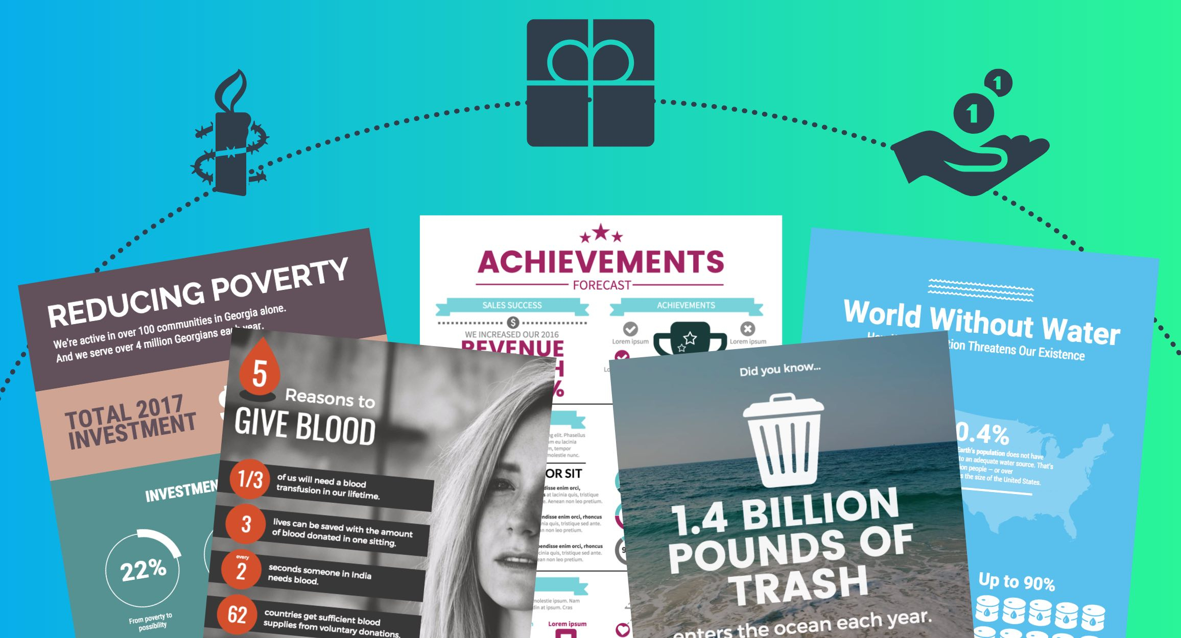 5 Must Have Nonprofit Infographic Templates To Supercharge Inside Ngo Brochure Templates