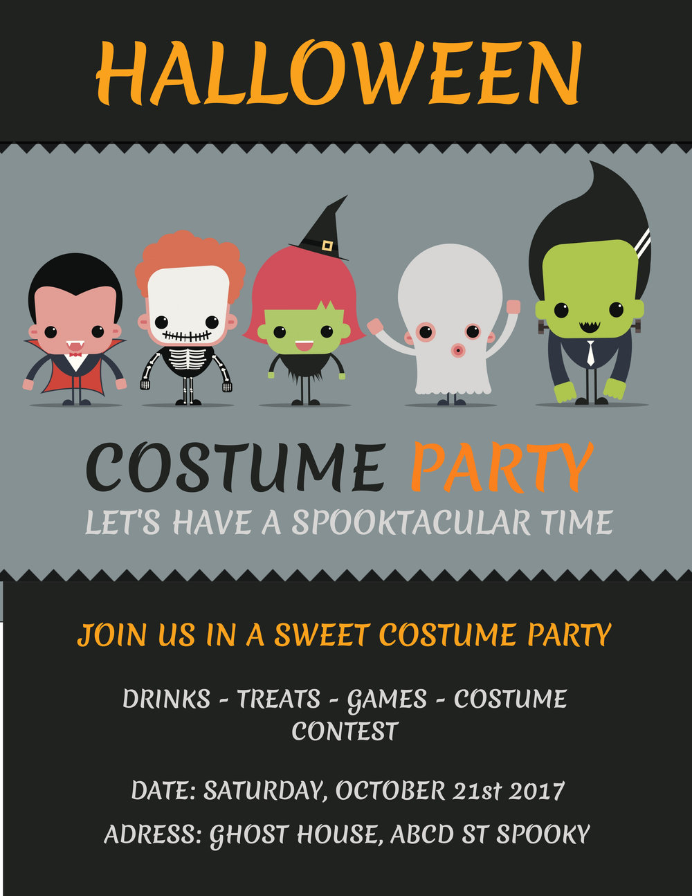 6 Fantastic Themes For Your Halloween Posters | Design Studio With Regard To Halloween Costume Party Flyer Templates