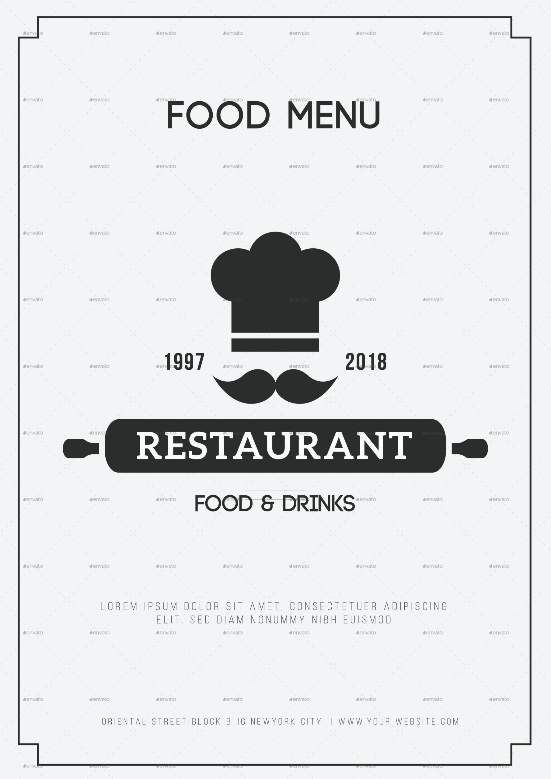 72 + Free & Premium Restaurant Templates Suitable For Throughout Mexican Menu Template Free Download